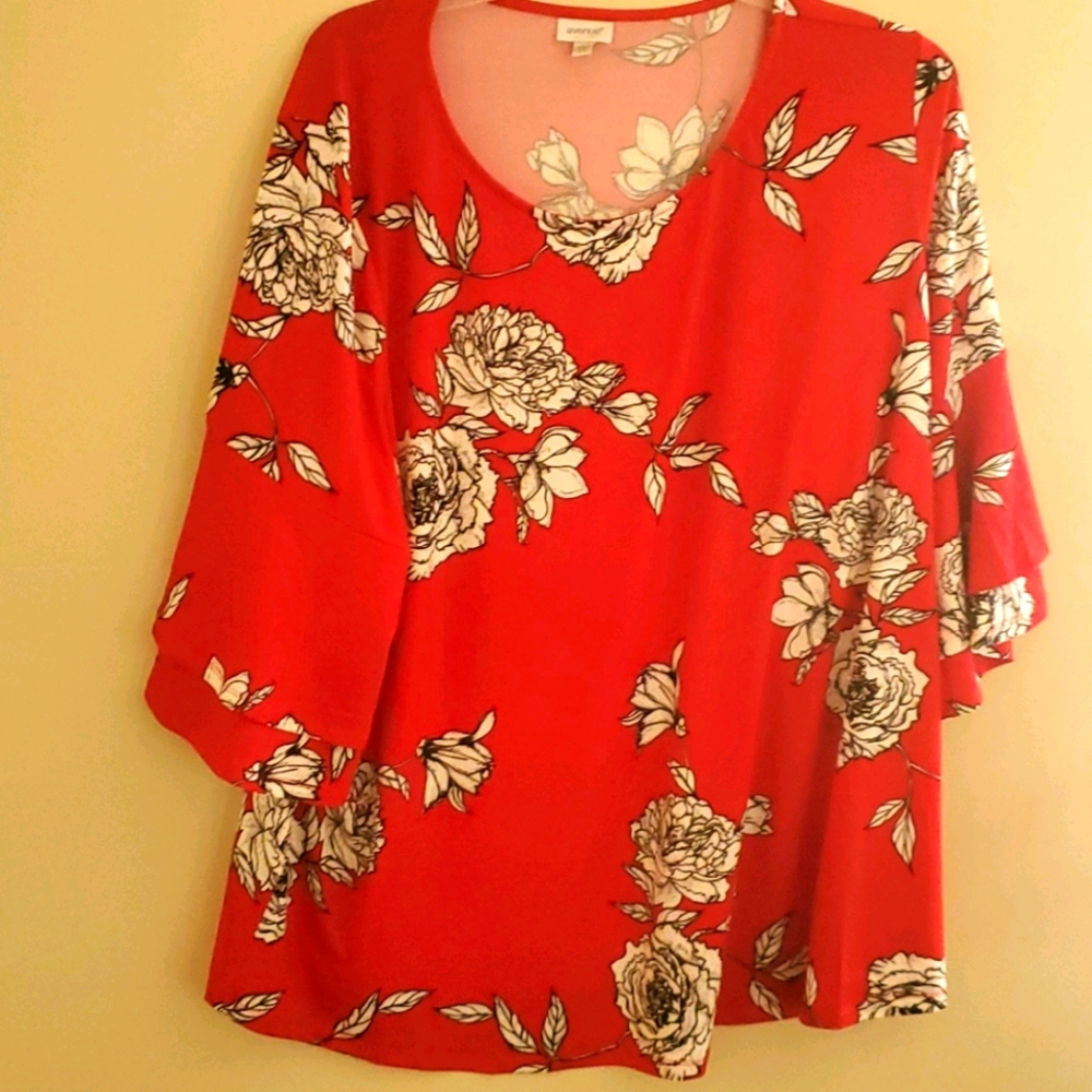 Plus size dress shirt